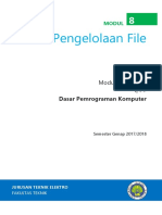 MODUL 8 - Pengelolaan File