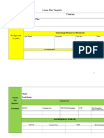 Christina Klotzs Lesson Plan Template