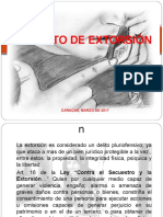 Presentación Delito de Extorsión