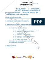 Muestreo probabilístico y no probabilístico: conceptos, tipos y tamaño de la muestra