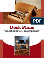 Desk Plans: Traditional To Contemporary
