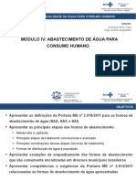 Vigilância da qualidade da água para consumo humano