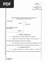 Todd Pierce complaint against Bill & Melinda Gates Foundation