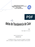 protuberancias  de transferencia de calor