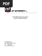 Digital Inclinometer Instruction Manual