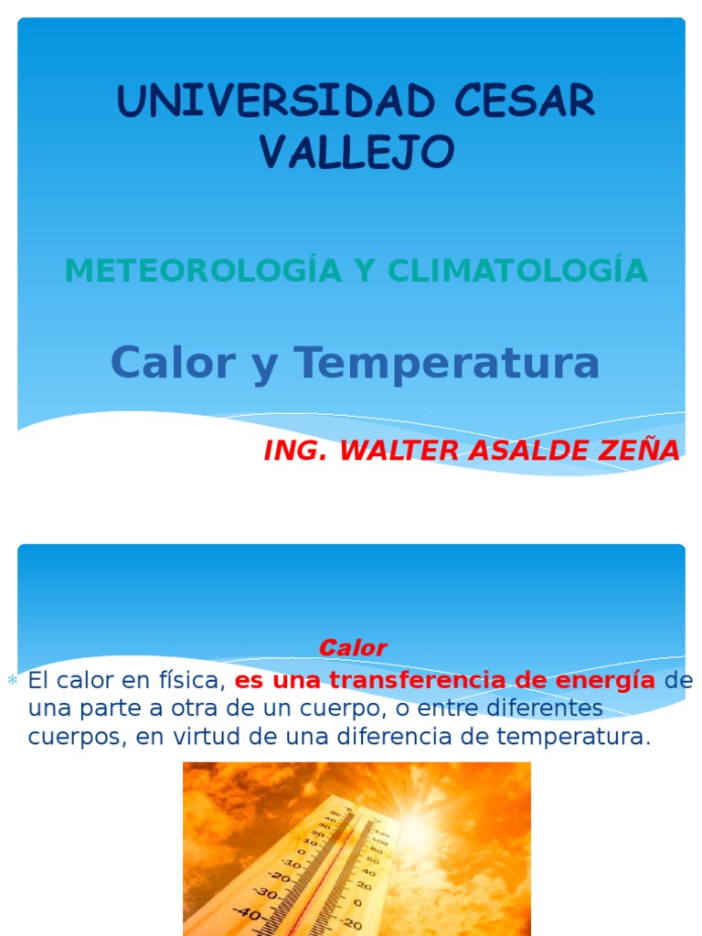 Calor y Temperatura.ppt Convección Calor