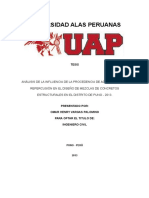 Tesis Influencia de Agregados en Concreto