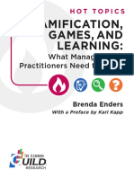 Gamification and Learning