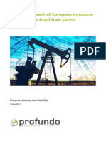 Profundo Report Final: The Involvement of European Insurance Groups in The Fossil Fuels Sector