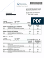 Praxis Score Info Blacked Out