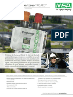 Hoja de Datos Sistema de Deteccion de Gas MSA - Sistema de Monitoreo Trigard para O2 Toxicos y Gases Combustibles - ES