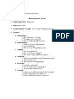 Blooms Taxonomy