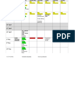 Production Schedule