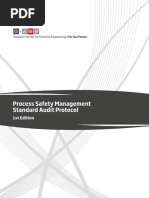 Process Safety Management Standard Audit Protocol PDF