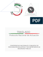 Protocolo Nacional de Actuacin Traslado