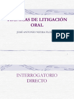 TECNICAS+DE+LITIGACION+ORAL+Interrogatorio+y+containterrogatorio
