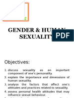 Gender & Human Sexuality