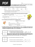 Bikini Bottom Genetics Answers