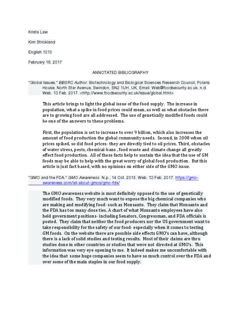 Annotated bibliography example mla picture