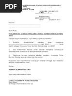 CONTOH Surat Lantikan Pengawas