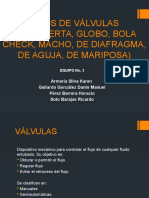 Tipos de Válvulas