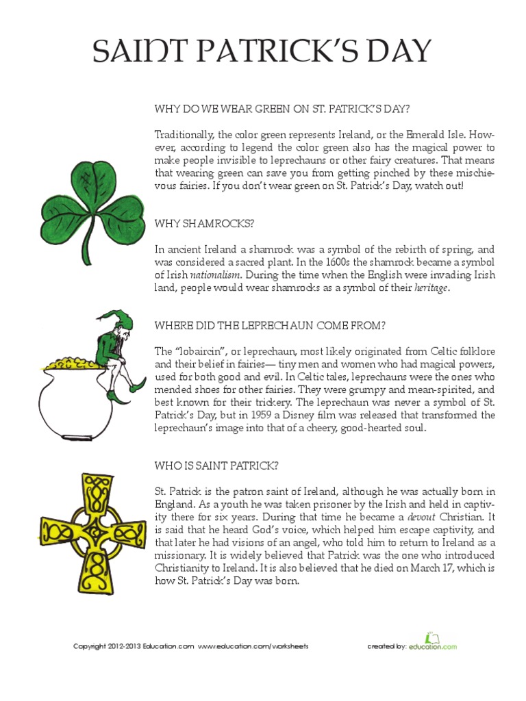 St patrick's day meaning discount