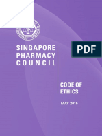 Singapore Pharmacy Council: Code of Ethics