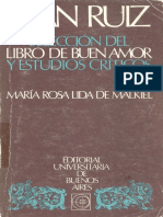 María Rosa Lida de Malkiel El libro del buen amor y la Celestina