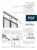 Install Instr Closet Standard QuietSlide Track