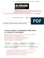 Pale Moon No Ubuntu e Derivados