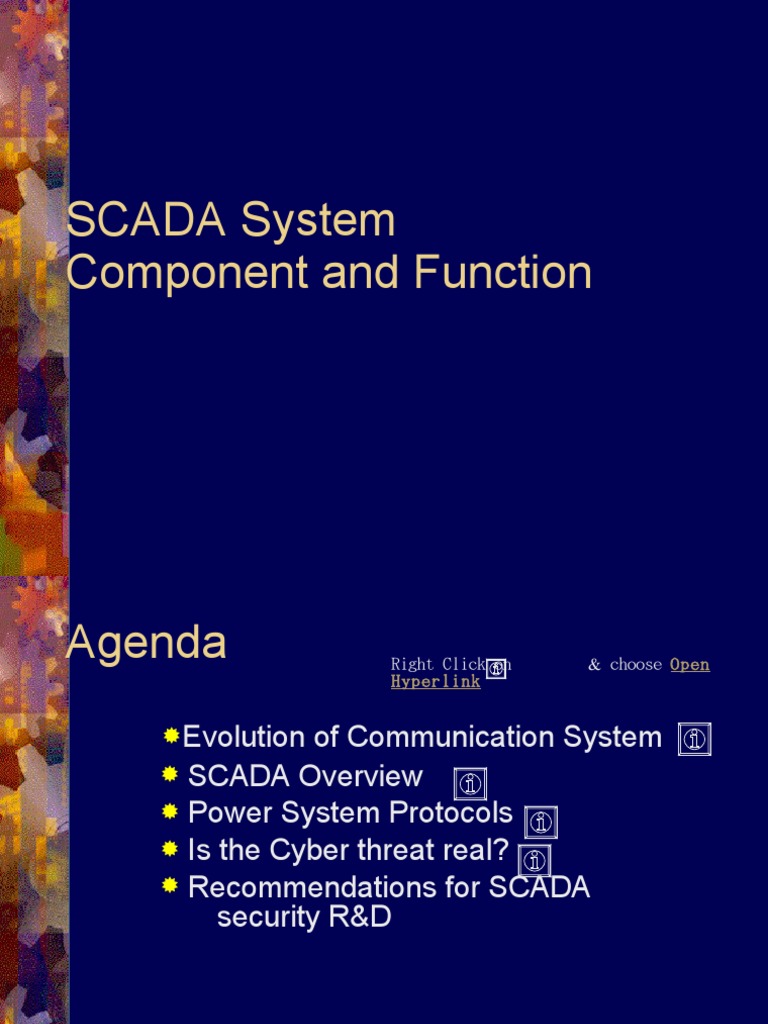 SCADA System Component and Function | PDF | Scada | Computer Security