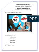 Análisis comparativo de PIZZA HUT vs PAPA JOHN ́S y estrategias de mejora para esta última