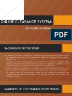 Online Clearance System