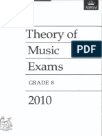 ABRSM Grade 8 Theory of Music Paper 2010 PDF