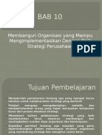 Mengorganisir Struktur Organisasi untuk Mendukung Eksekusi Strategi