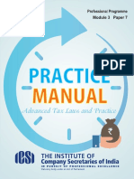 Advanced Tax Laws Practice PDF