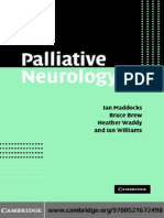 Palliative Neurology - I. Maddocks, Et. Al., (Cambridge, 2005) WW PDF