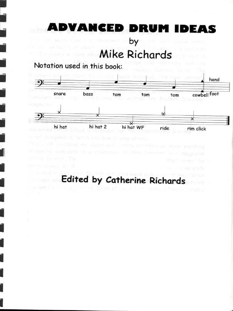 Advanced Drum Ideas PDF