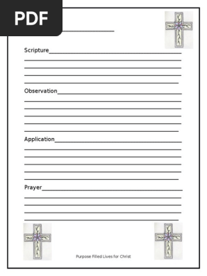 S.OA.P. Bible Study