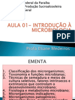 Aula01 Introducaoamicrobiologia