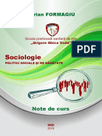 Sociologie, politici sociale si de sanatate. Suport de curs.pdf