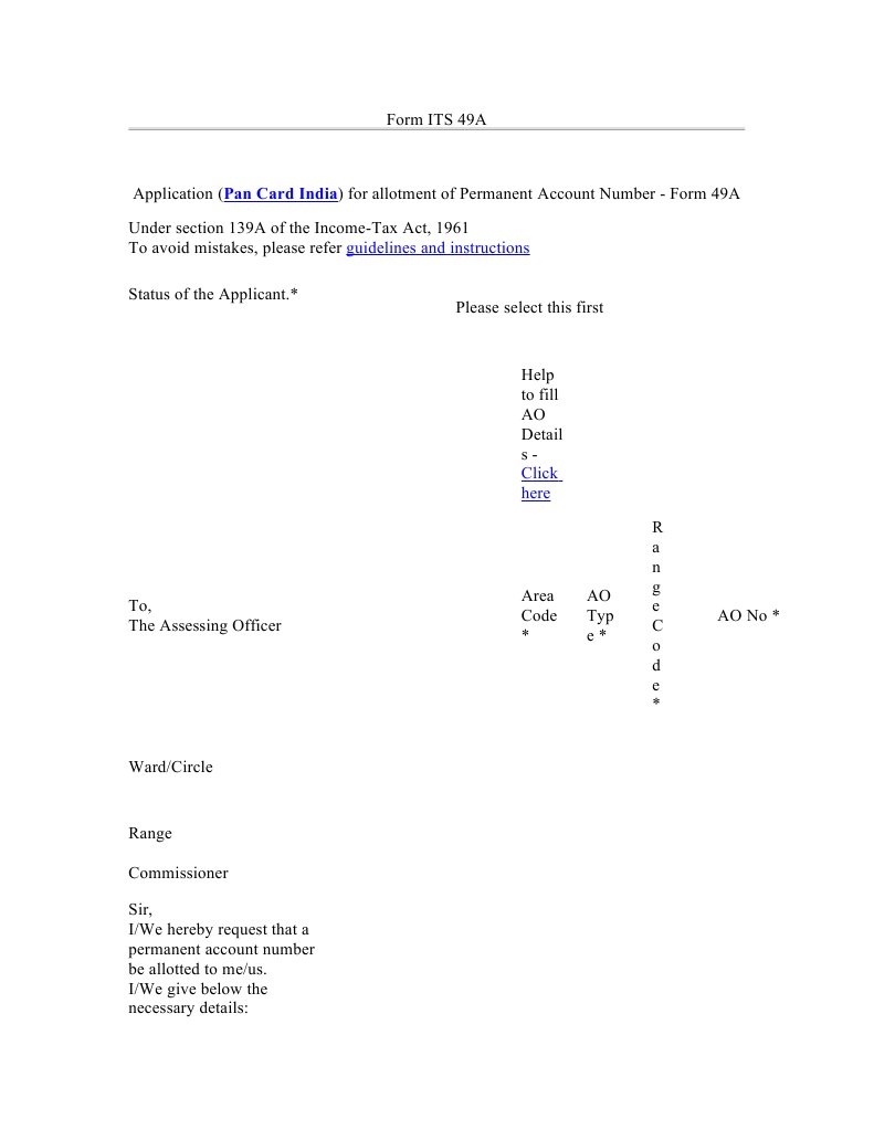 Pan Card India: Guidelines and Instructions | PDF | Payments | Taxes