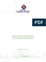 Méthodologie D - Élaboration Des Statistiques Monétaires PDF