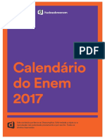 Calendário Enem 2017 - Descomplica