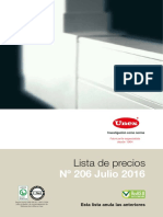 Tarifa Unex 2016 PDF