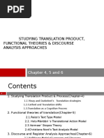 Translation Studies Chapter 4, 5 and 6