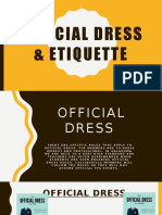 Official Dress Etiquette