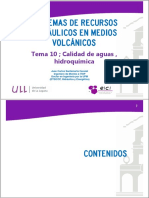 Ocw 2011 Recursoshidricos T10 Calidad - de - Aguas - Hidroquimica Santamartajc 1 PDF