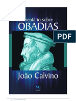 Comentário Sobre Obadias - João Calvino