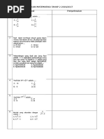 Latihan Usbn Matematika Peminatan 2018